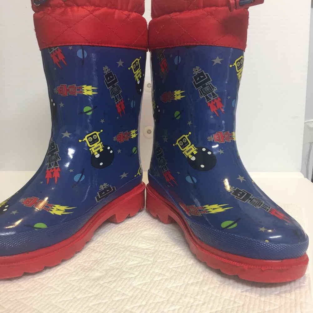 Boys insulated rain boots